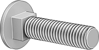 1 4in-20, 1-in Carriage Bolt on Sale