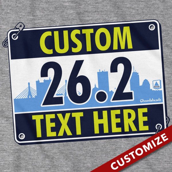 Custom Race Bib T-Shirt For Sale