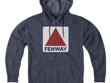 Fenway Sign Faux Embroidery Hoodie For Cheap