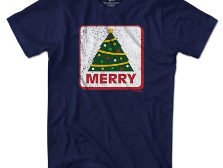 Merry Christmas Tree Sign T-Shirt Online Sale