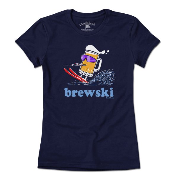 Brewski Waterskiing T-Shirt For Cheap