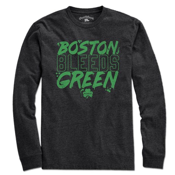 Boston Bleeds Green T-Shirt Sale