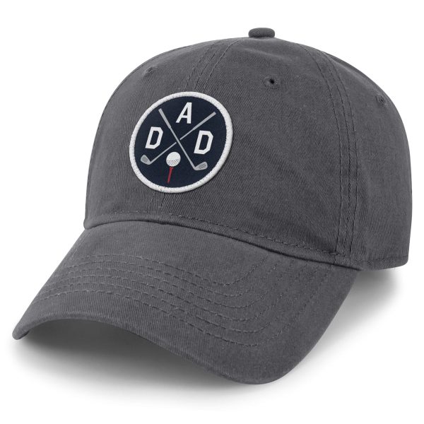 Golf DAD Circle Patch Dad Hat on Sale