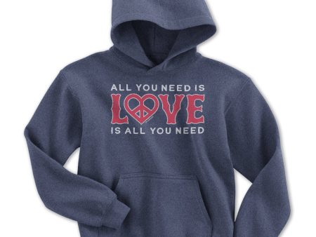 All We Need Is Love Youth Hoodie Supply