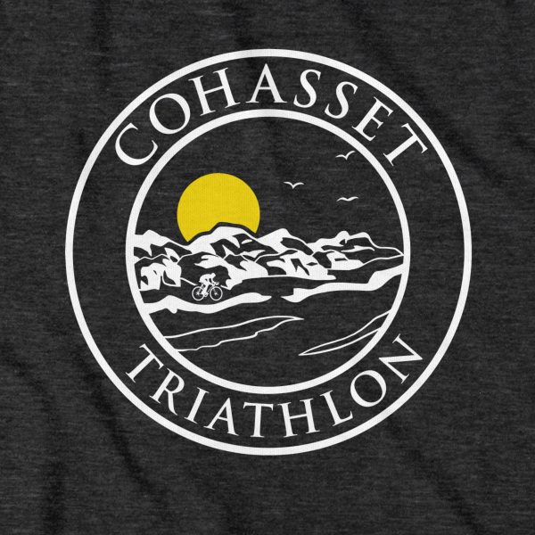 Cohasset Triathlon White Logo T-Shirt Online Hot Sale