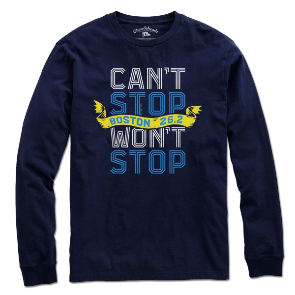 Can t Stop Won t Stop Marathon T-Shirt Online Hot Sale