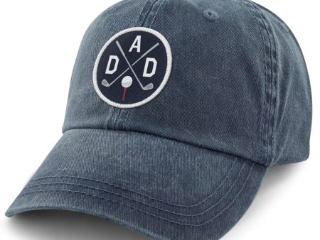 Golf DAD Patch Washed Dad Hat For Sale