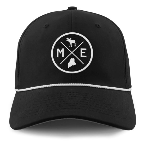 Maine Circle Emblem Rope Performance Hat Discount