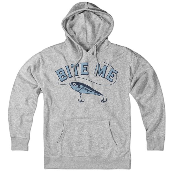 Bite Me Fishing Hoodie For Cheap