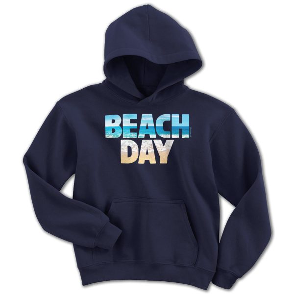 Beach Day Youth Hoodie For Cheap