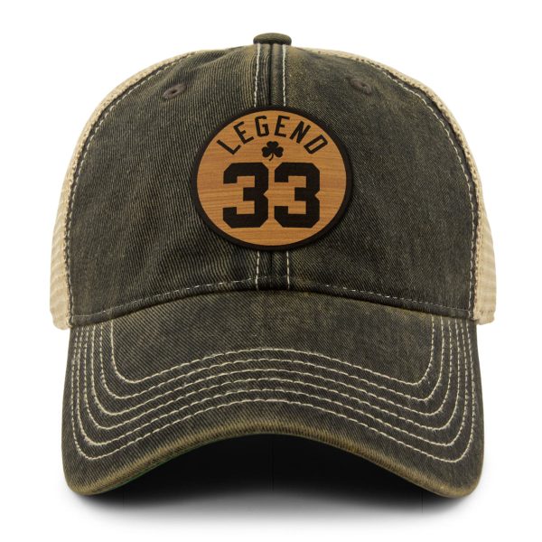 Legend 33 Wood Grain Patch Dirty Water Trucker Supply