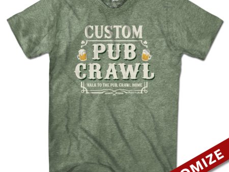 Custom Name s Pub Crawl T-Shirt For Sale