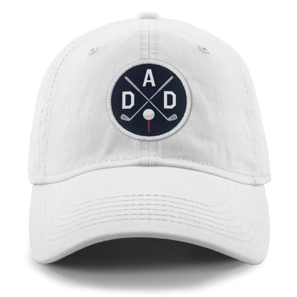 Golf DAD Circle Patch Dad Hat on Sale