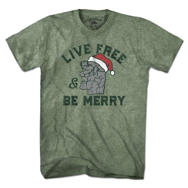 Live Free & Be Merry Old Man T-Shirt Fashion