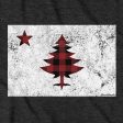 Buffalo Plaid Maine Flag T-Shirt Sale