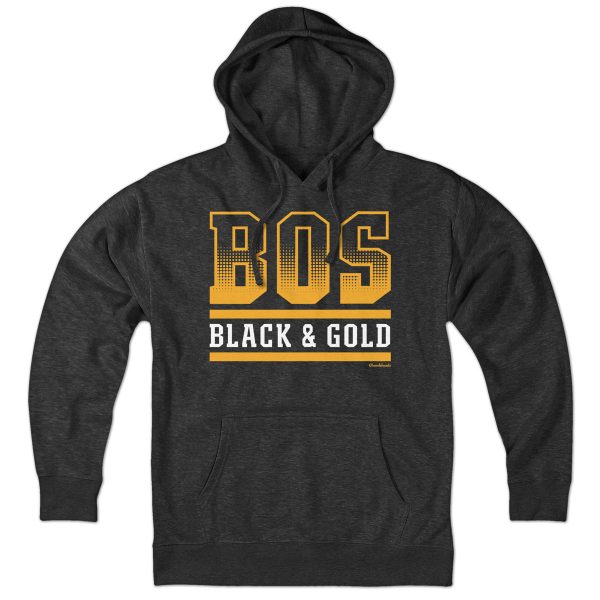 BOS Black & Gold Hoodie Online Sale