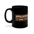 Appalachian Trail Sign 11oz Black Mug Online