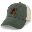 Maine Leather Patch Relaxed Trucker Online Hot Sale