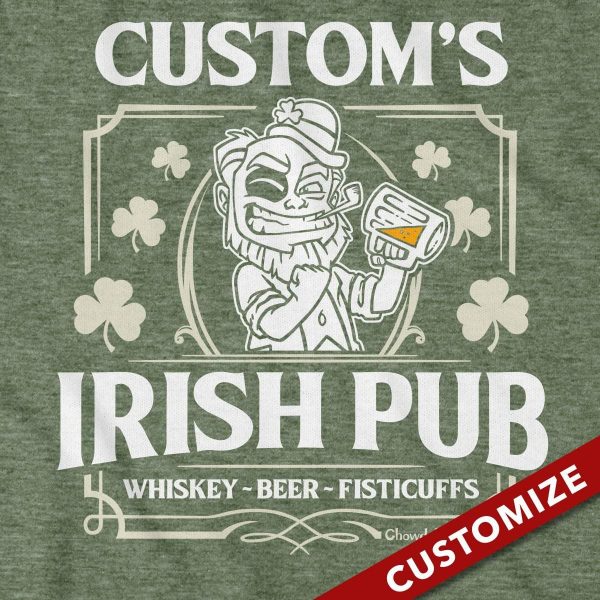 Custom Name s Irish Pub T-Shirt Online