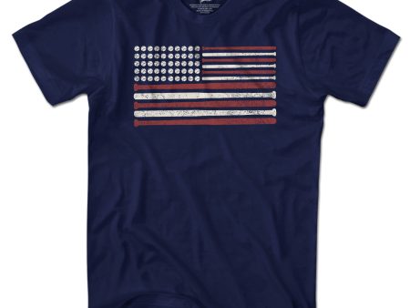 USA Baseball Flag T-Shirt Sale