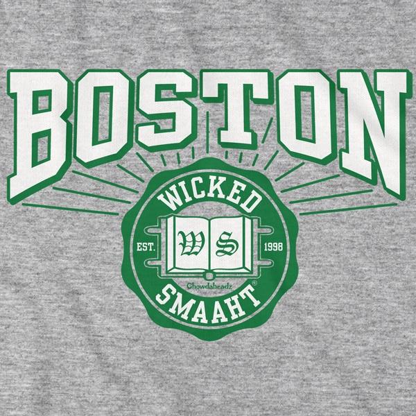 Boston Wicked Smaaht Seal T-Shirt For Discount