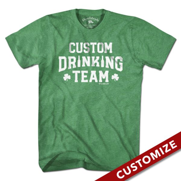 Custom Drinking Team T-Shirt Hot on Sale