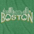 Boston Irish Skyline T-Shirt Online Hot Sale