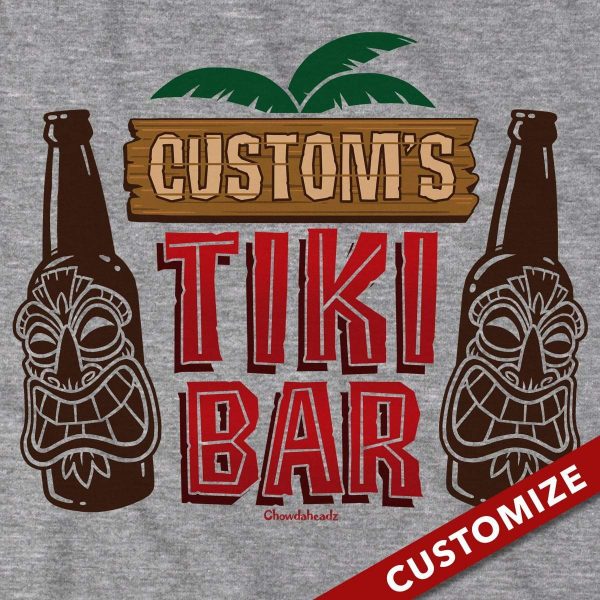 Custom Name s Tiki Bar T-Shirt Sale