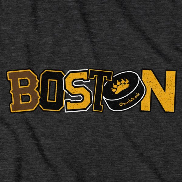 Boston Black & Gold Pride T-Shirt on Sale