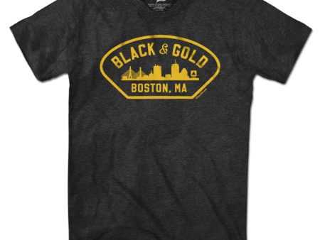 Black & Gold Boston Naval T-Shirt Online