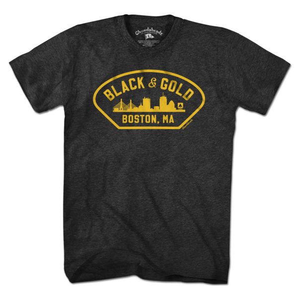 Black & Gold Boston Naval T-Shirt Online