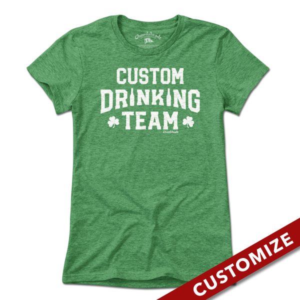 Custom Drinking Team T-Shirt Hot on Sale