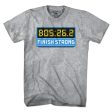 Finish Strong Marathon Time Clock T-Shirt Online now