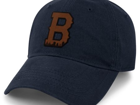 Boston B Skyline Leather Patch Dad Hat For Cheap