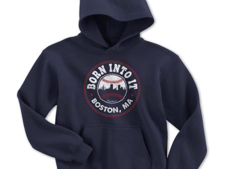 Born Into It Baseball Youth Hoodie on Sale