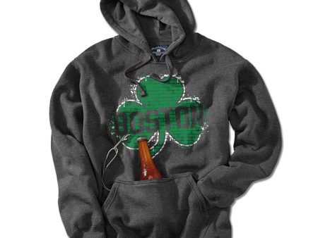 Boston Shamrock Graffiti Tailgater Hoodie Online Hot Sale