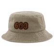 603 New Hampshire Leather Patch Bucket Hat Supply