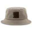 Live Free or Die Leather Patch Bucket Hat Online