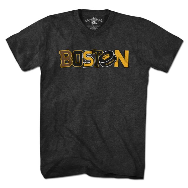 Boston Black & Gold Pride T-Shirt on Sale