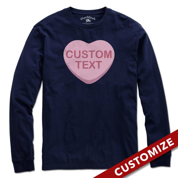 Custom Candy Heart T-Shirt Supply