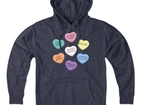 Boston Accent Candy Hearts Hoodie Discount