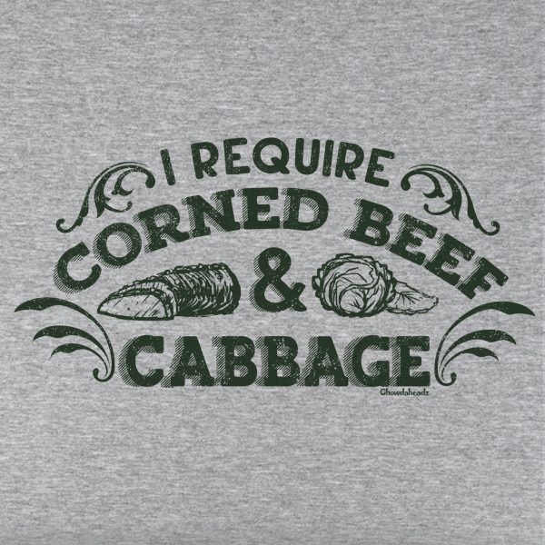 I Require Corned Beef and Cabbage Youth T-Shirt Online