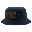 The Grill Sergeant Leather Patch Bucket Hat Online Sale