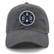 Golf DAD Circle Patch Dad Hat on Sale