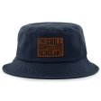 The Grill Sergeant Leather Patch Bucket Hat Online Sale