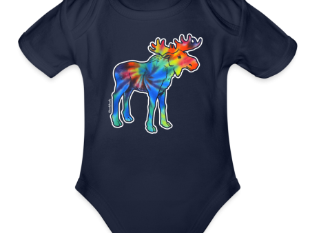 Tie Dye Moose Infant One Piece Sale