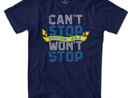 Can t Stop Won t Stop Marathon T-Shirt Online Hot Sale