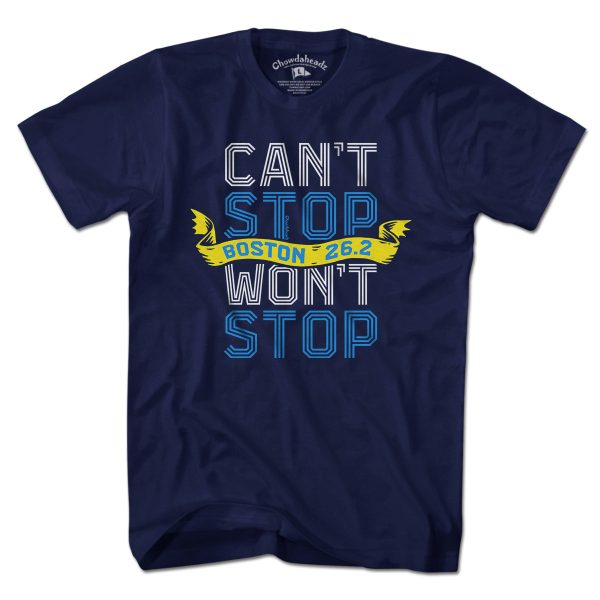 Can t Stop Won t Stop Marathon T-Shirt Online Hot Sale