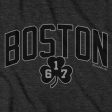 Boston Arch 617 Shamrock Blackout T-Shirt For Cheap