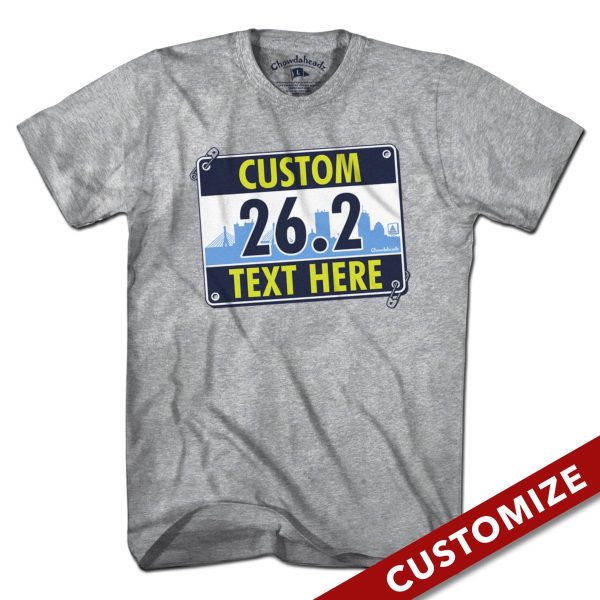 Custom Race Bib T-Shirt For Sale